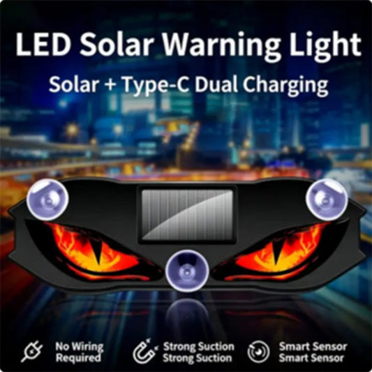 🔥Buy 1 Get 1  Free💥Solar Powered LED Car Warning Light