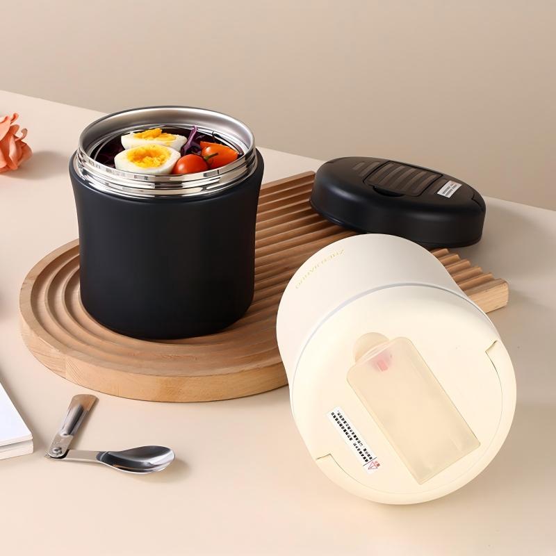 Vacuum Insulated Food Jar with Folding Spoon