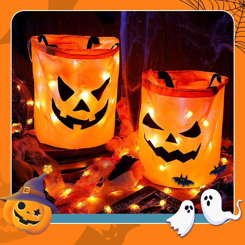 Halloween Glowing Pumpkin Candy Handbag