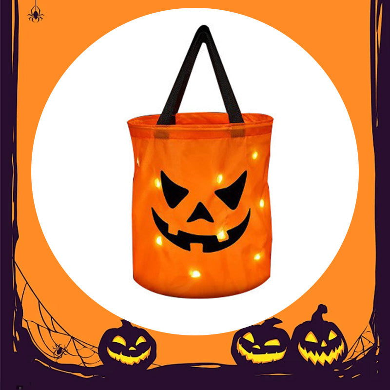 Halloween Glowing Pumpkin Candy Handbag