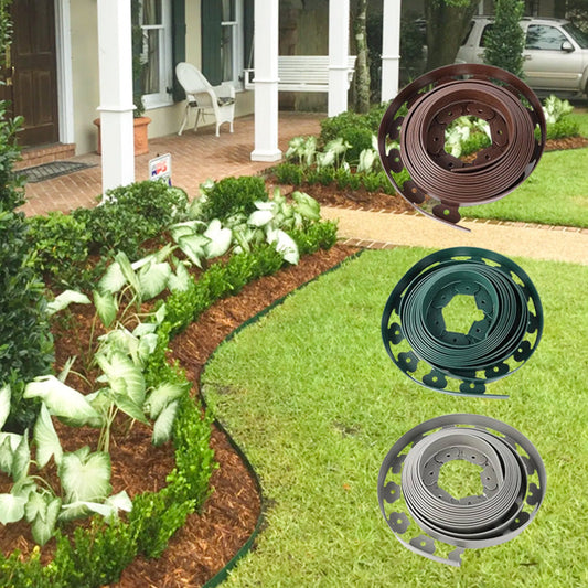 🔥Garden Edging Roll 10m with 30 Pegs🏡Roll It Out, Peg It Down – Neat Borders in Minutes ✨