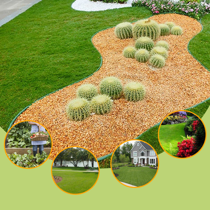 Garden Edging Roll 10m with 30 Pegs 🏡 Roll It Out, Peg It Down – Neat Borders in Minutes ✨