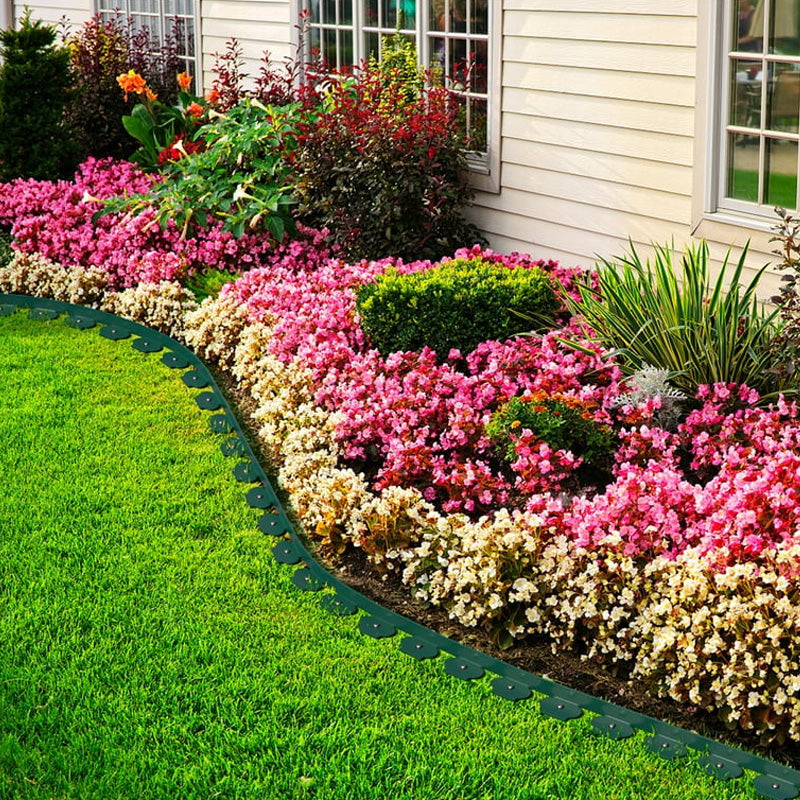 Garden Edging Roll 10m with 30 Pegs 🏡 Roll It Out, Peg It Down – Neat Borders in Minutes ✨
