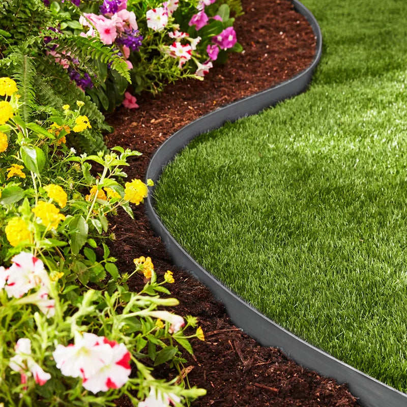 Garden Edging Roll 10m with 30 Pegs 🏡 Roll It Out, Peg It Down – Neat Borders in Minutes ✨