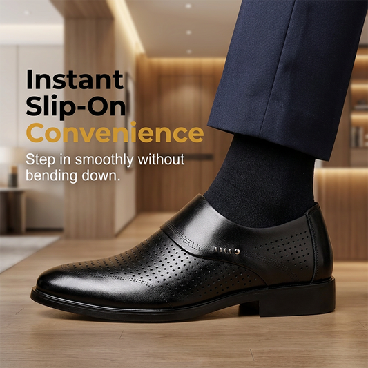 Breathable Slip-On Dress Shoes
