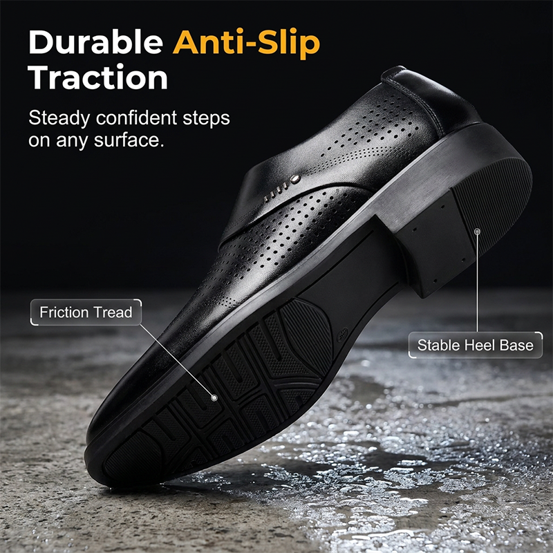 Breathable Slip-On Dress Shoes