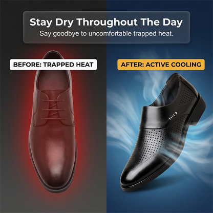 Breathable Slip-On Dress Shoes