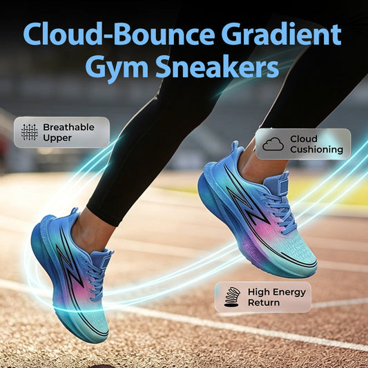 Breathable Mesh Cushion Sole Outdoor Gym Sneakers