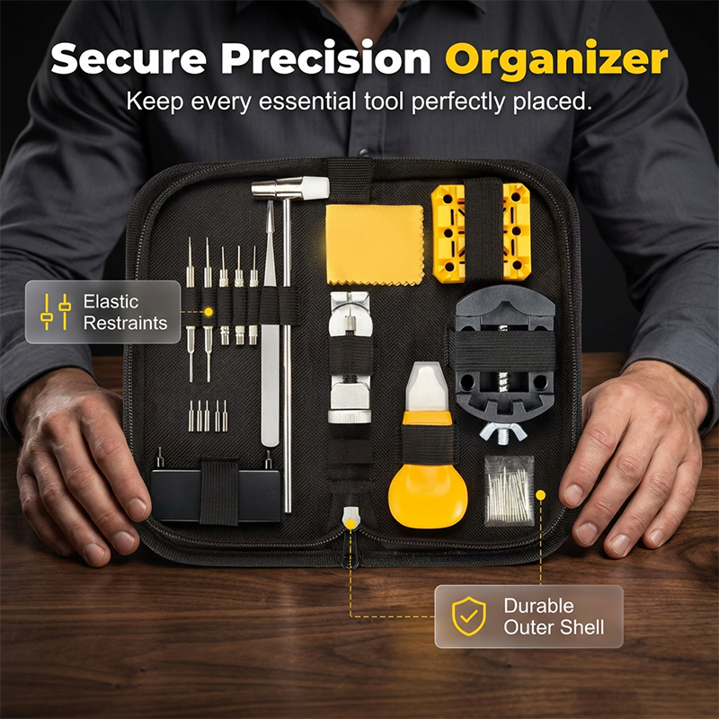 ⏰ Hurry - Limited Time ⚡72-Piece Watch Repair Tool Kit with Precision Tools & Case