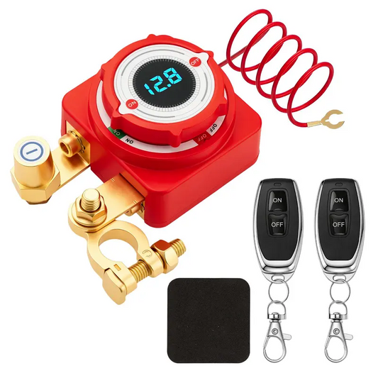 🥳2026 HOT SALE🥳💞50K+ SOLD!⚡🔋 50% OFF! Automotive Battery Cut‑off Relay Switch – Remote & manual control, 12V/24V compatible. Prevents power drain & deep discharge – no more dead batteries! 🛡️✨
