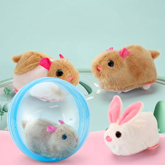 Electric Plush Hamster Rolling Ball Toy for Babies