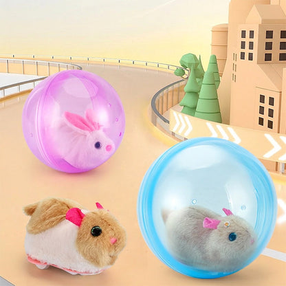 Electric Plush Hamster Rolling Ball Toy for Babies