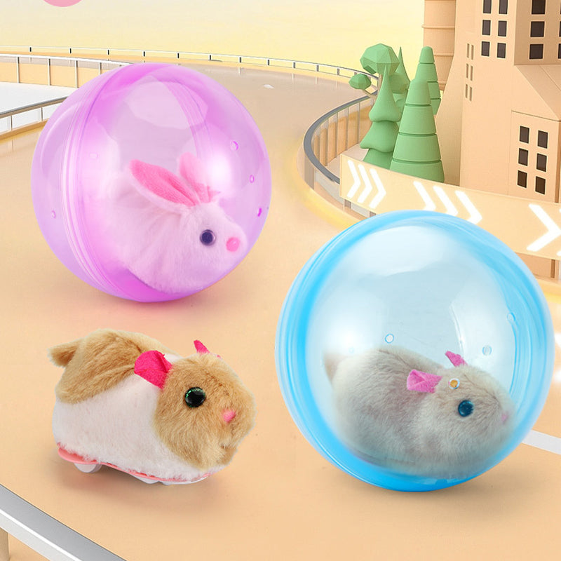 Electric Plush Hamster Rolling Ball Toy for Babies