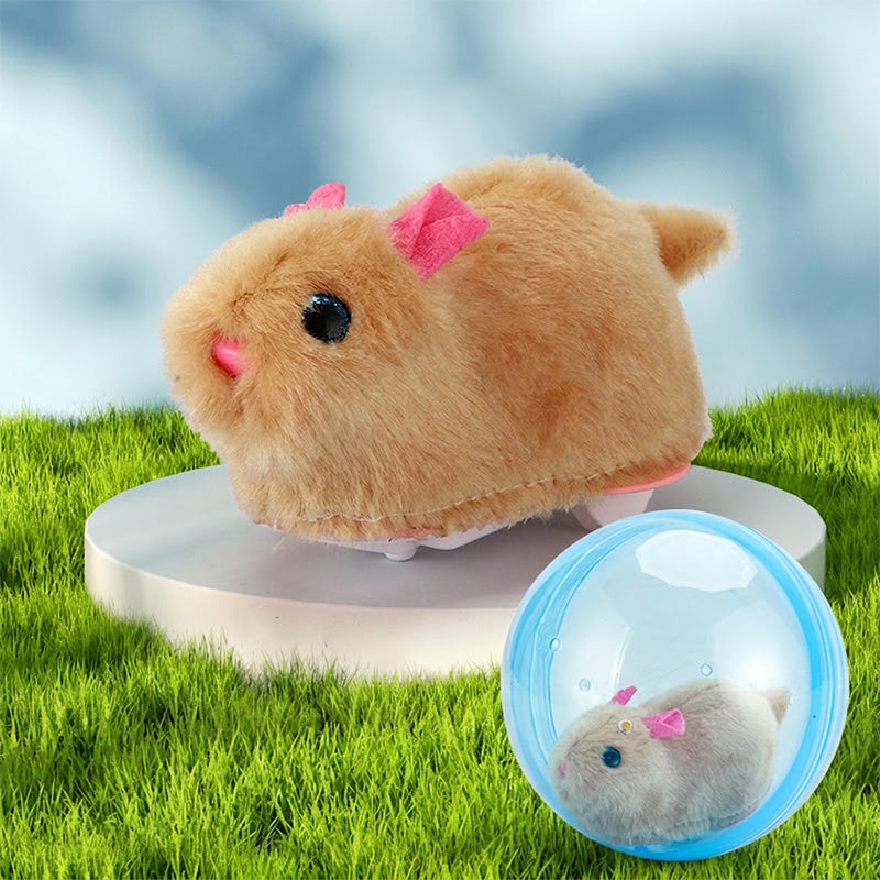 Electric Plush Hamster Rolling Ball Toy for Babies