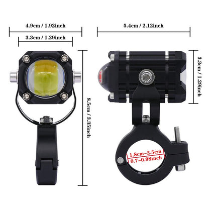 🎁2026 New Arrivals 50% OFF💥Universal Motorcycle LED Auxiliary Spotlights｜Dual Beam IP Waterproof Driving Lights ✨
