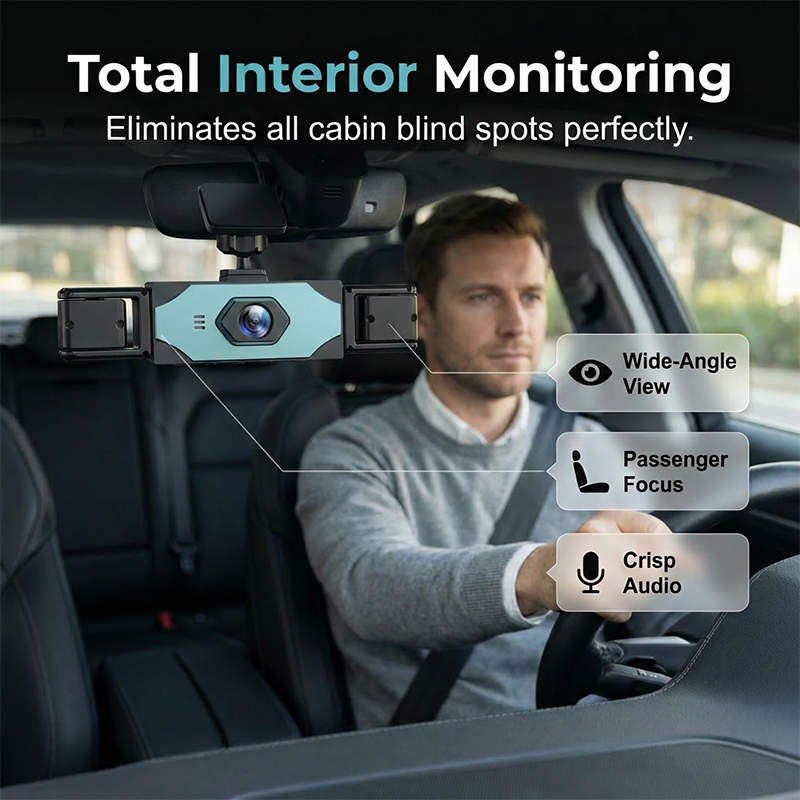 360° Protection 4-Channel Dash Cam