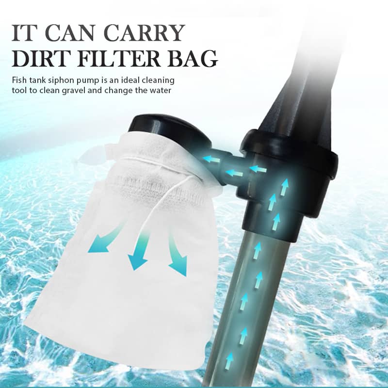 ⏳ LAST DAY 50% OFF! 🐠 Electric Aquarium Gravel Cleaner – 💧 Powerful Siphon & Crystal-Clear Water ✨