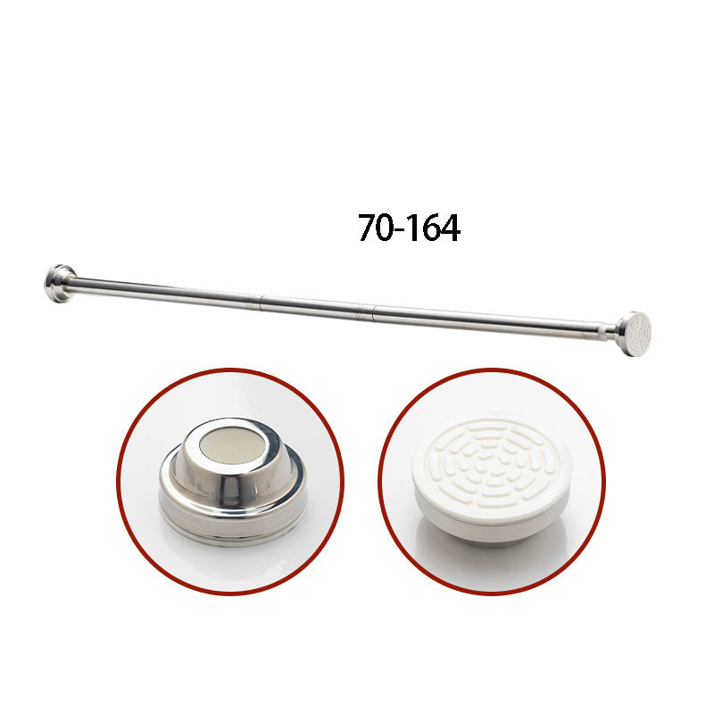 🛏️50% OFF!🔧Adjustable No-Drill Tension Rod – Damage-Free Install, Anti-Slip & Multi-Purpose, Max 15KG Load 🏠