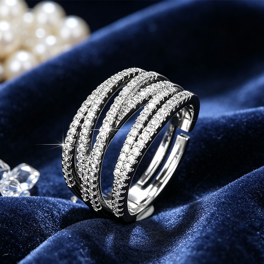⏳Time-Limited Special⏰Adjustable Multi-Band Crossover Ring