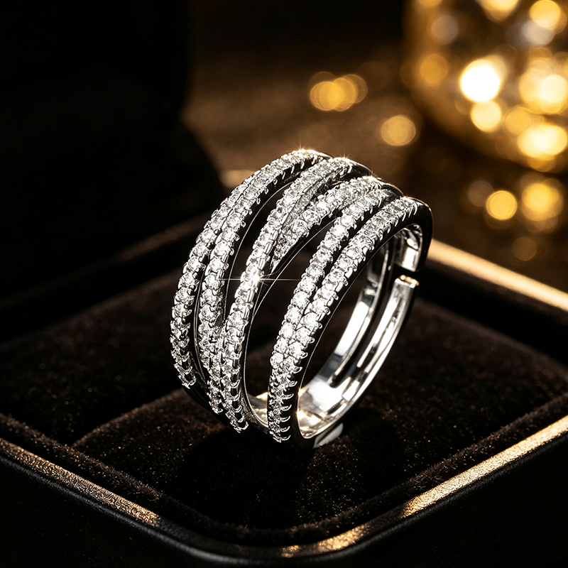 ⏳Time-Limited Special⏰Adjustable Multi-Band Crossover Ring