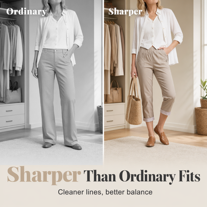 Women Casual Slim Fit Cropped Pants