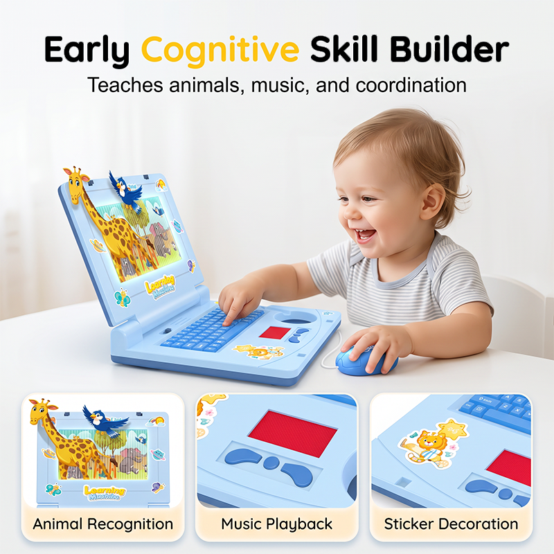 🔥💻 50% Off! 🧸 Interactive Toy Laptop—featuring lights, sounds, and educational games—fostering creativity and motor skills through play 🎵