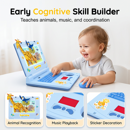🔥💻 50% Off! 🧸 Interactive Toy Laptop—featuring lights, sounds, and educational games—fostering creativity and motor skills through play 🎵