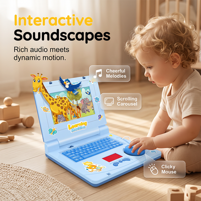 🔥💻 50% Off! 🧸 Interactive Toy Laptop—featuring lights, sounds, and educational games—fostering creativity and motor skills through play 🎵