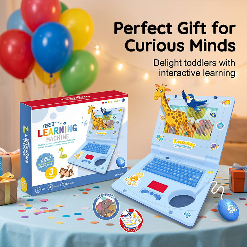 🔥💻 50% Off! 🧸 Interactive Toy Laptop—featuring lights, sounds, and educational games—fostering creativity and motor skills through play 🎵