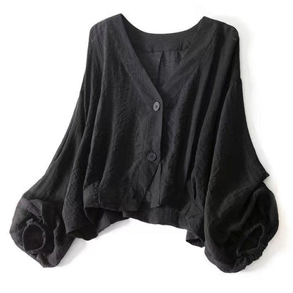 Women Lightweight Sun Protection Shirt Loose Sheer Casual Jacket