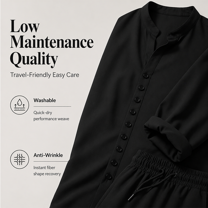 Men's Minimalist Casual Shirt and Pants Set