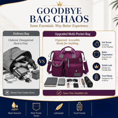 👜 Large Capacity Waterproof Tote Bag for Women
