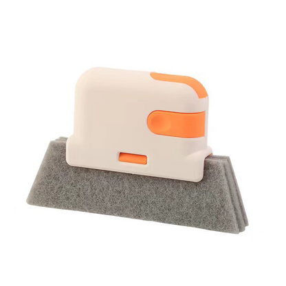🔥Buy 1 Get 1 Free💥3-in-1 Window Track Cleaning Tool with Scrubbing Pad