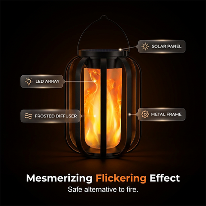 🎁Buy more get more save🎁Solar Flickering Flame Lantern