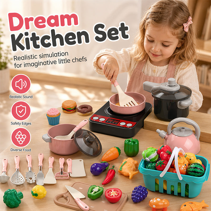 ⭐ DON'T MISS 50% OFF 🍽️ Complete Accessory Set — Cookware, Food & Utensils Included