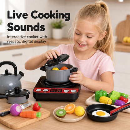 ⭐ DON'T MISS 50% OFF 🍽️ Complete Accessory Set — Cookware, Food & Utensils Included