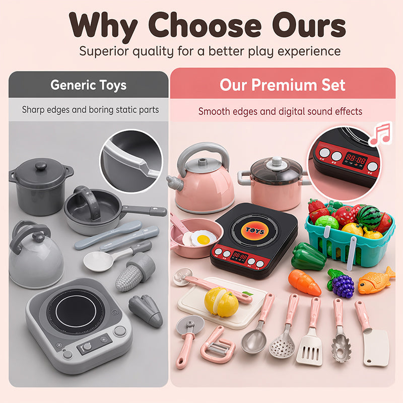 ⭐ DON'T MISS 50% OFF 🍽️ Complete Accessory Set — Cookware, Food & Utensils Included
