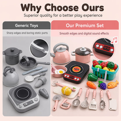 ⭐ DON'T MISS 50% OFF 🍽️ Complete Accessory Set — Cookware, Food & Utensils Included