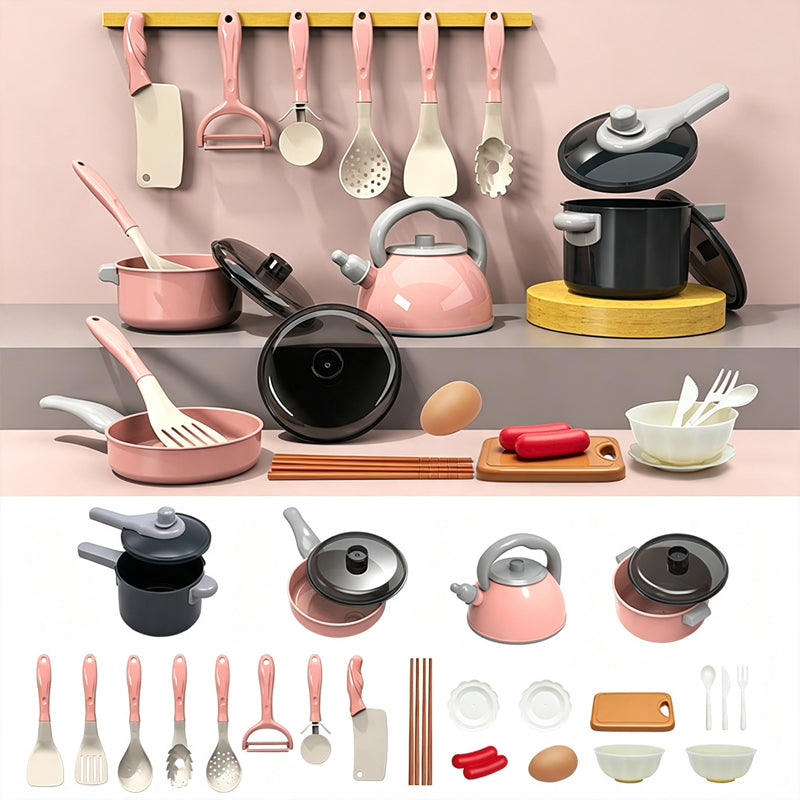 ⭐ DON'T MISS 50% OFF 🍽️ Complete Accessory Set — Cookware, Food & Utensils Included