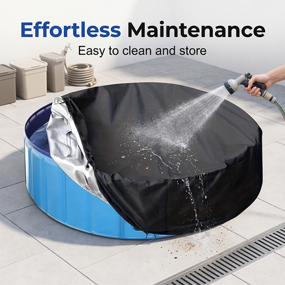 ⏳LAST DAY SALE ONLY ￡9.99🌊 SecureGuard™ Round Pool Cover – 100% Waterproof & Weatherproof | Trusted by UK Pool Owners 🇬🇧