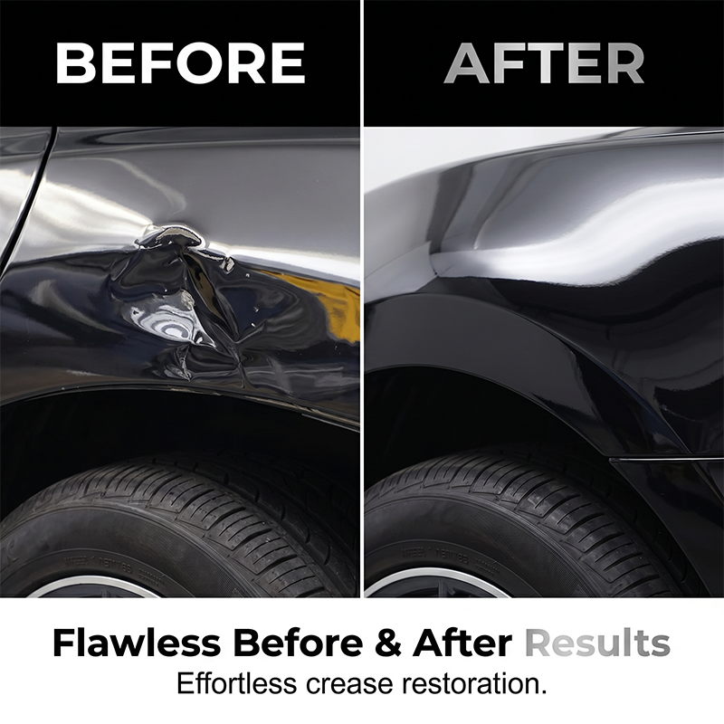 ⏳Time-Limited Special⏰Wheel Arch Dent Repair Kit – Paint-Safe, Steel Slide Bar & Multi-Head Set 🛠️