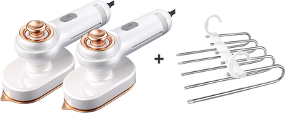 🥳2026 HOT SALE🥳💞50K+ SOLD!💥🧺💨 50% OFF! Steam Iron & Steamer 2-in-1 – Kills 99.99% mites & bacteria. 5s preheat, 150ml tank. Ceramic plate, even heat. Safe for silk to cotton. Your fabric care essential. 🛡️🌿