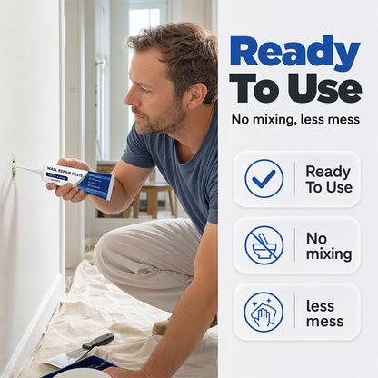 🧱 LIMITED-TIME 50% OFF 🛠️ Waterproof Wall Repair Paste — Fills Cracks & Chips, Smooth White Finish