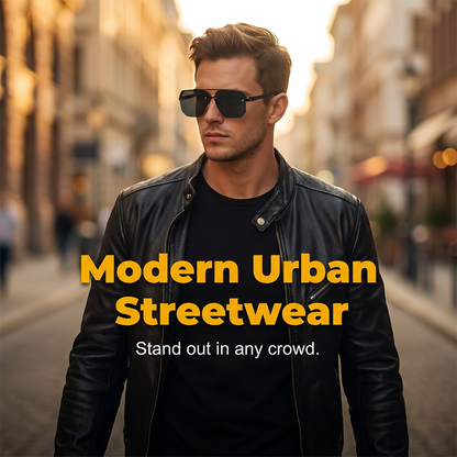 Men's Stylish Geometric Polygon Sunglasses