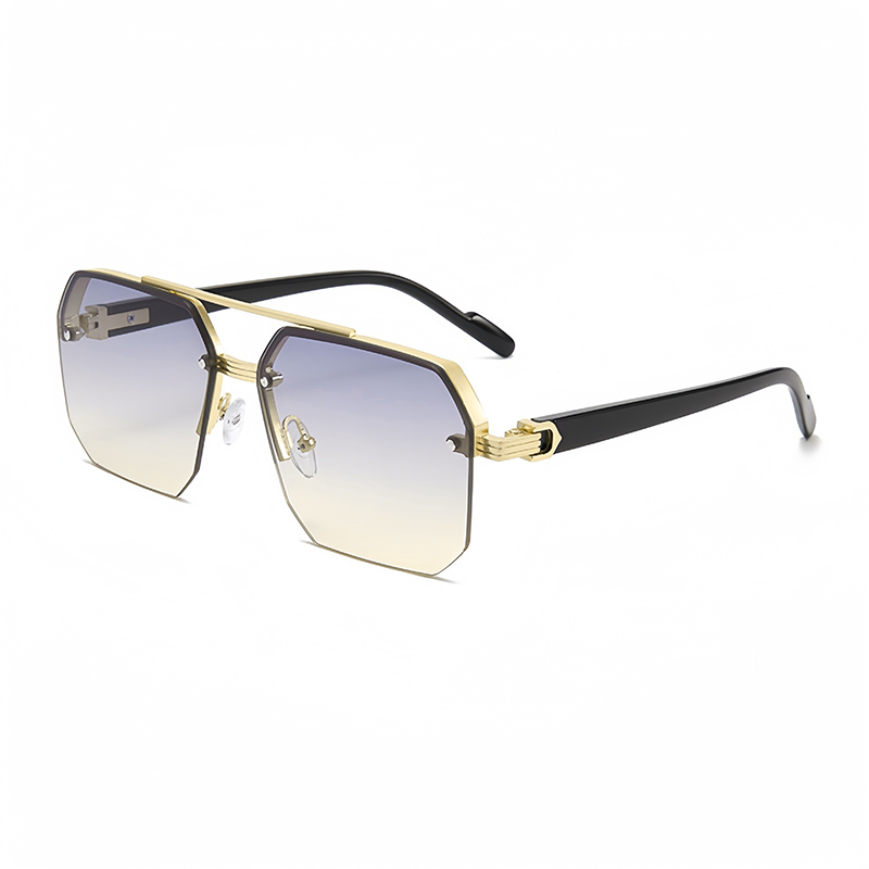 Men's Stylish Geometric Polygon Sunglasses