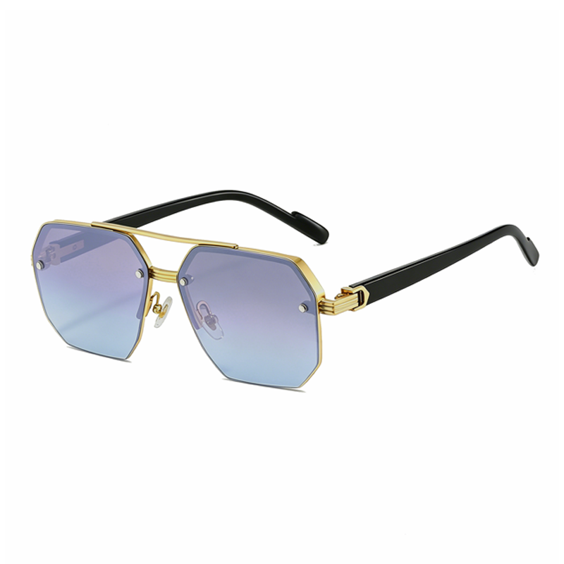 Men's Stylish Geometric Polygon Sunglasses