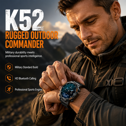 Rugged Outdoor Waterproof Smartwatch