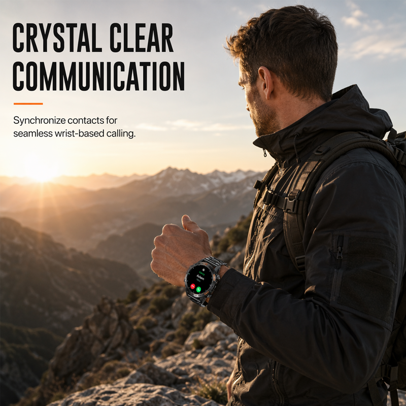 Rugged Outdoor Waterproof Smartwatch