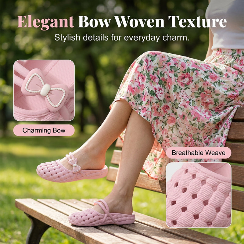 Women's Closed-Toe Breathable Mules