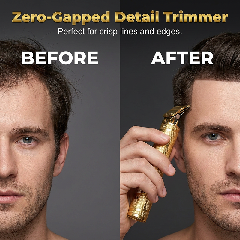 Professional Men's Electric Hair Clipper Set